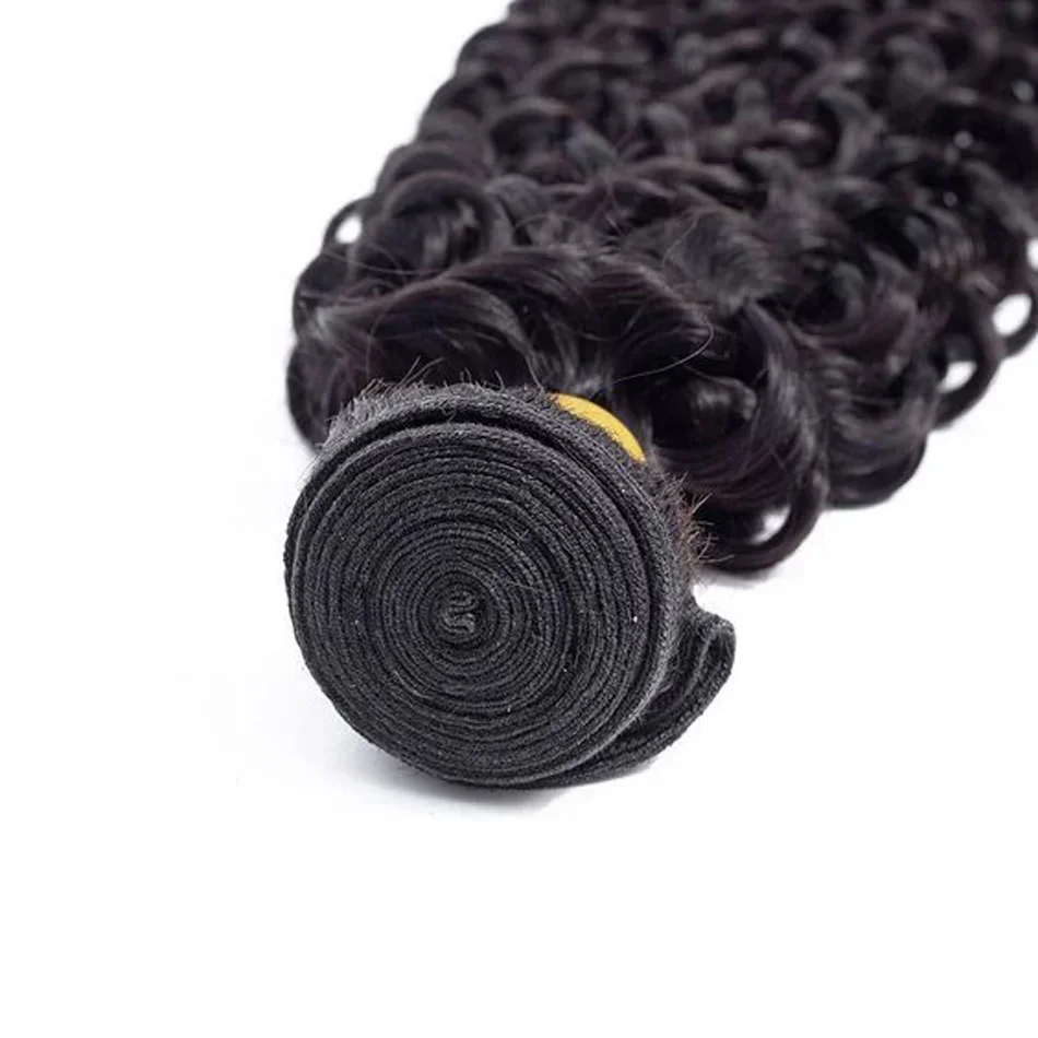 Water Wave Double Weft Bundles Human Hair For Women Natural Black Color 8-32 Inch_voghion.com