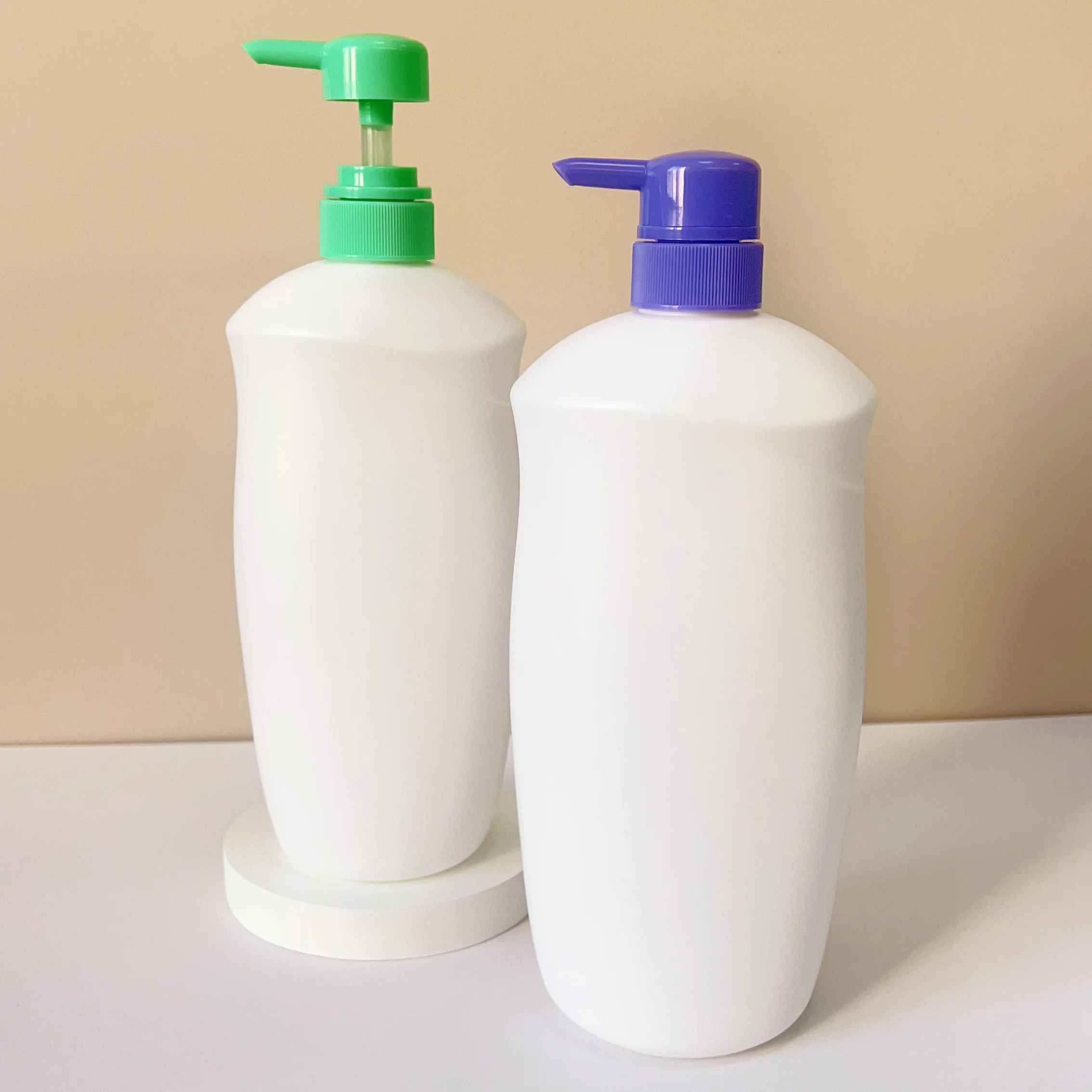 Factory Supply Large Capacity 800ml 1000ml 1380ml Hdpe Shampoo Body Wash Plastic Bottles