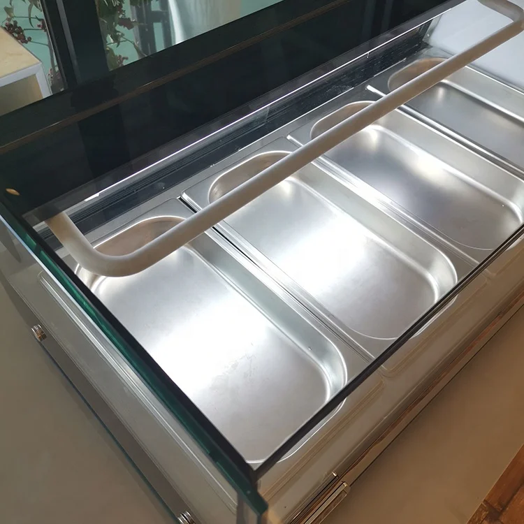Freezer Glass Commercial Fridge Table Top Display Supermarket Sushi Case Benchtop Display Fridge