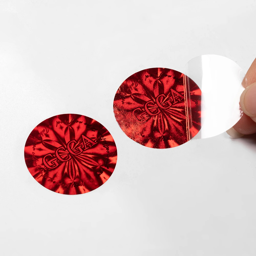 Customized Printing Tamper Evident Anti Counterfeiting Hologram Stickers Tamper Void
