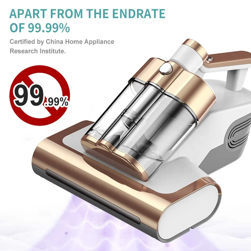 Ручной прибор для пылесоса с клещами тепловая УФ-лампа удаление клещей Мощное всасывание ультрафиолетовое