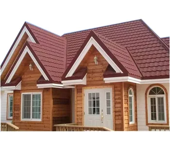 Huangjia Brand  Roofing Tile Stone Coated Roof Tiles Weather Resistant Colorful Stone Roofing Tiles