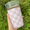 Khaki Checkerboard  (22-24oz Medium)