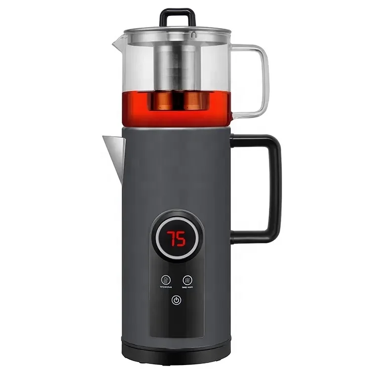 1.7l Digital Display Electric Kettle,Turkish Double Layer Tea Kettle ...