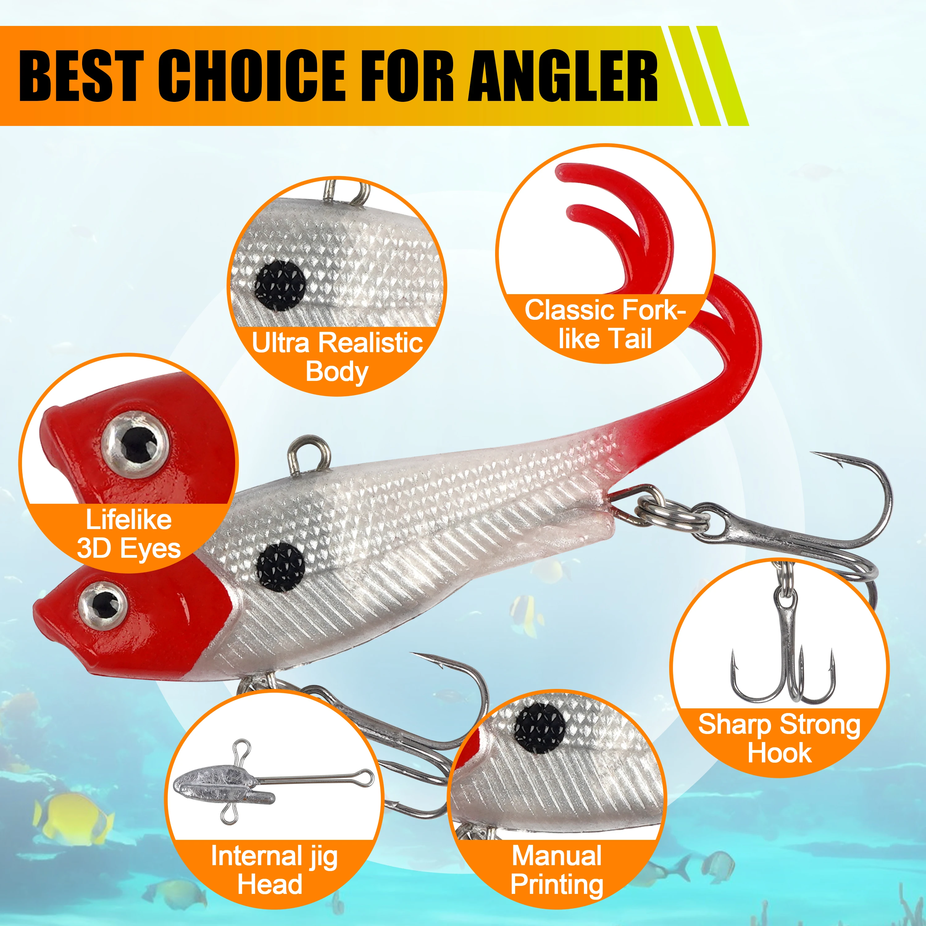 fake fish lure jig JYG 1OZ Crappie – Capt. Harry's Fishing Supply sizes Quantity per pack Bait Stalker Jigs: Artificial Lures