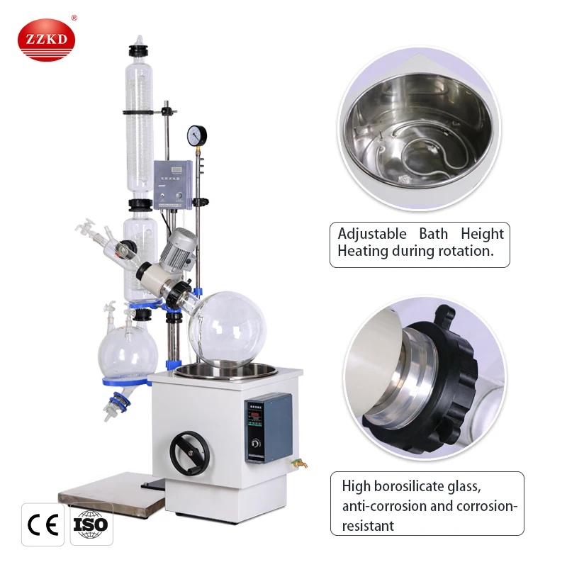 Industrial Vacuum Distillation Rotavap Rotary Flash Evaporator Price