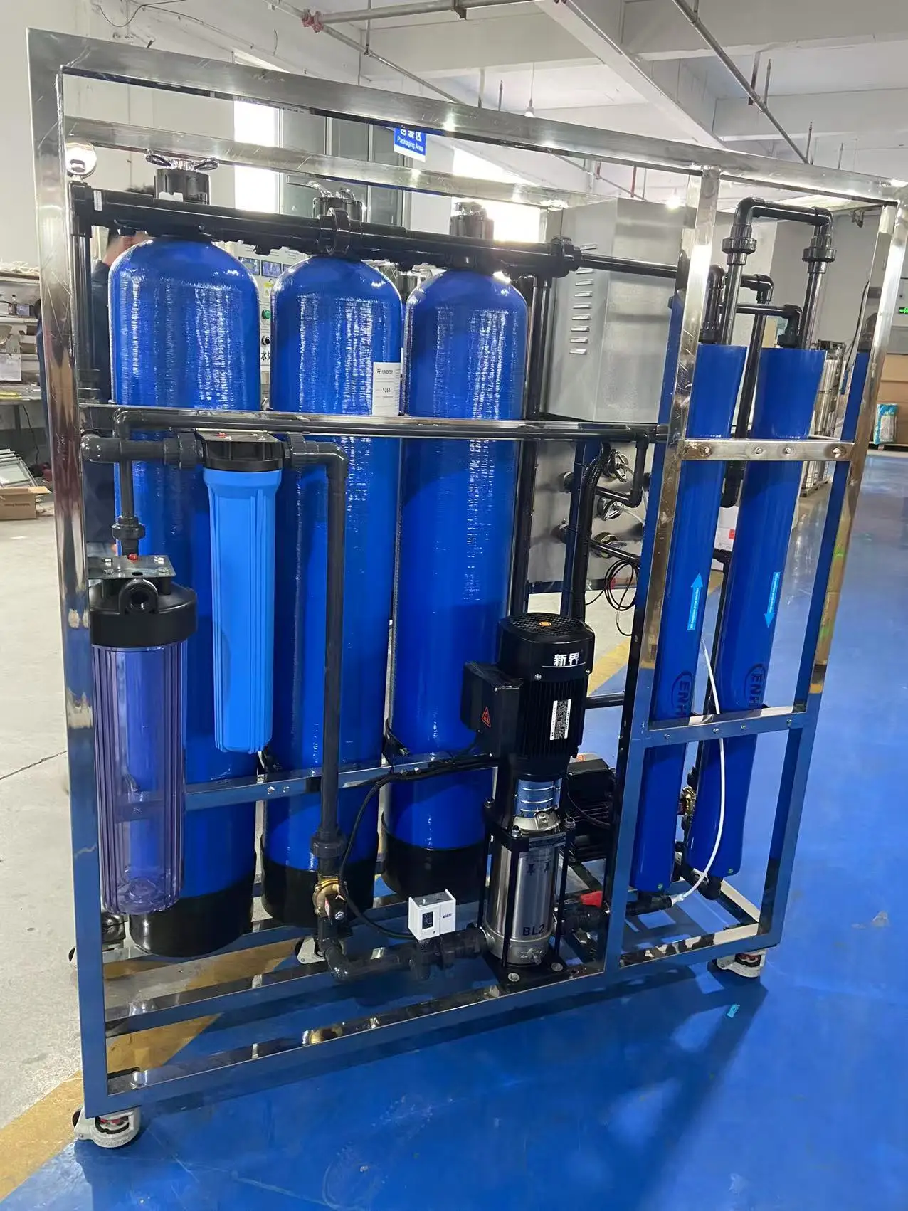 GY500-13Y4040-A02 500LPH Support Customization Reverse Osmosis Filter Deionized Drinking Demineralizer Water Treatment Equipment