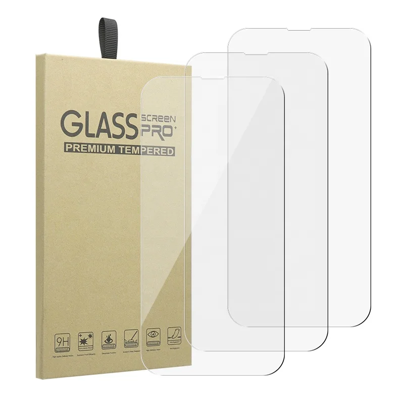 A++ Glass Screen Protector Easy to Install Application Tool for Iphone 14 14 Pro Max 13 12 11 X Screen Protector Mobile Phone