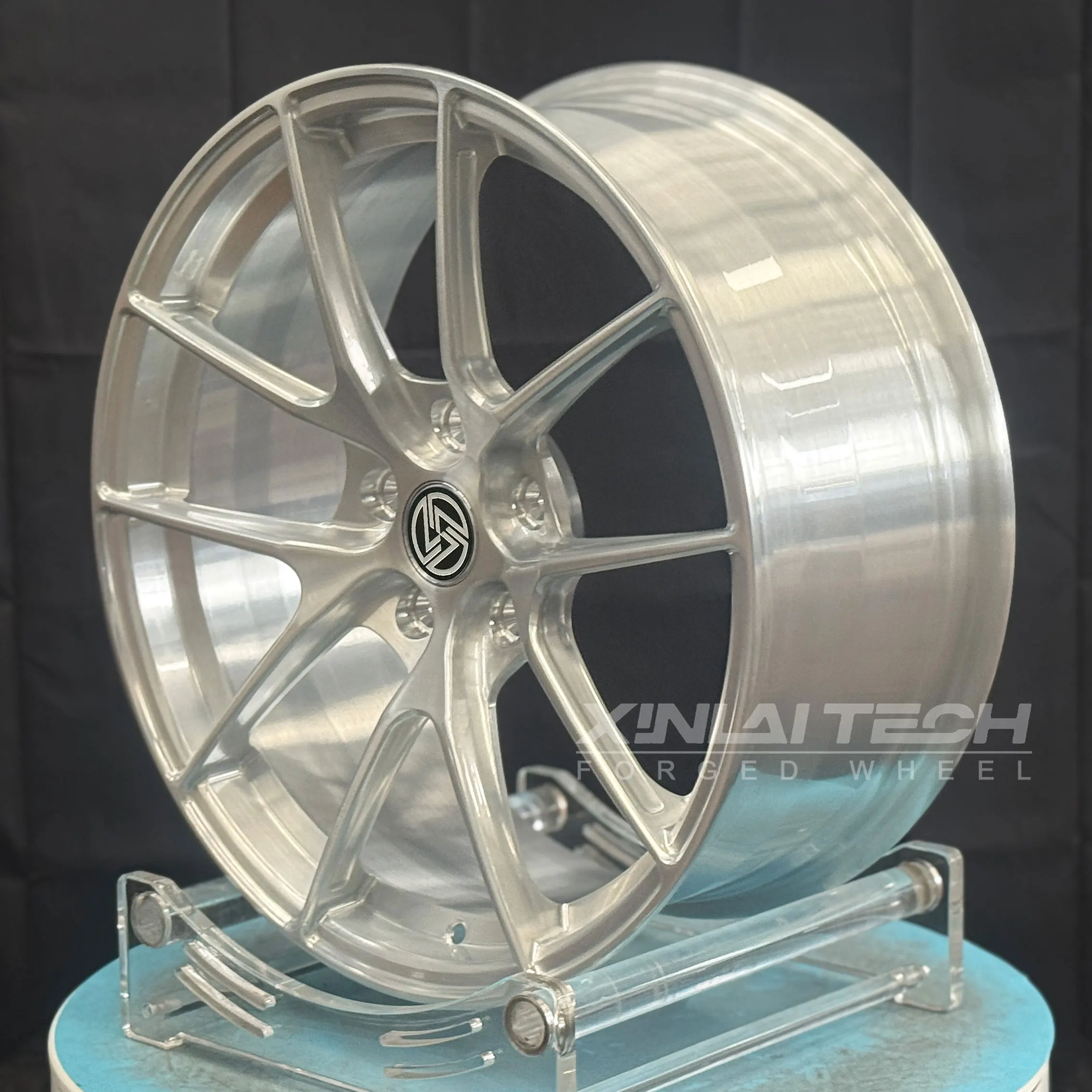 XINLAI Hot Sale 1 Piece Deep Concave Forged Brushed Polished 5x120 5x112 5x114.3 18 19 20 21 22 Inch Wheel for Racing Car Wheel - Image 5