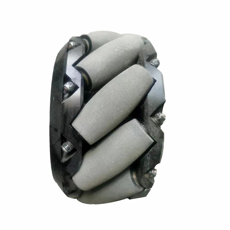 Omnidirectional Mecanum Wheel for AGV Polyurethane (PU) Material Custom Cutting Service details