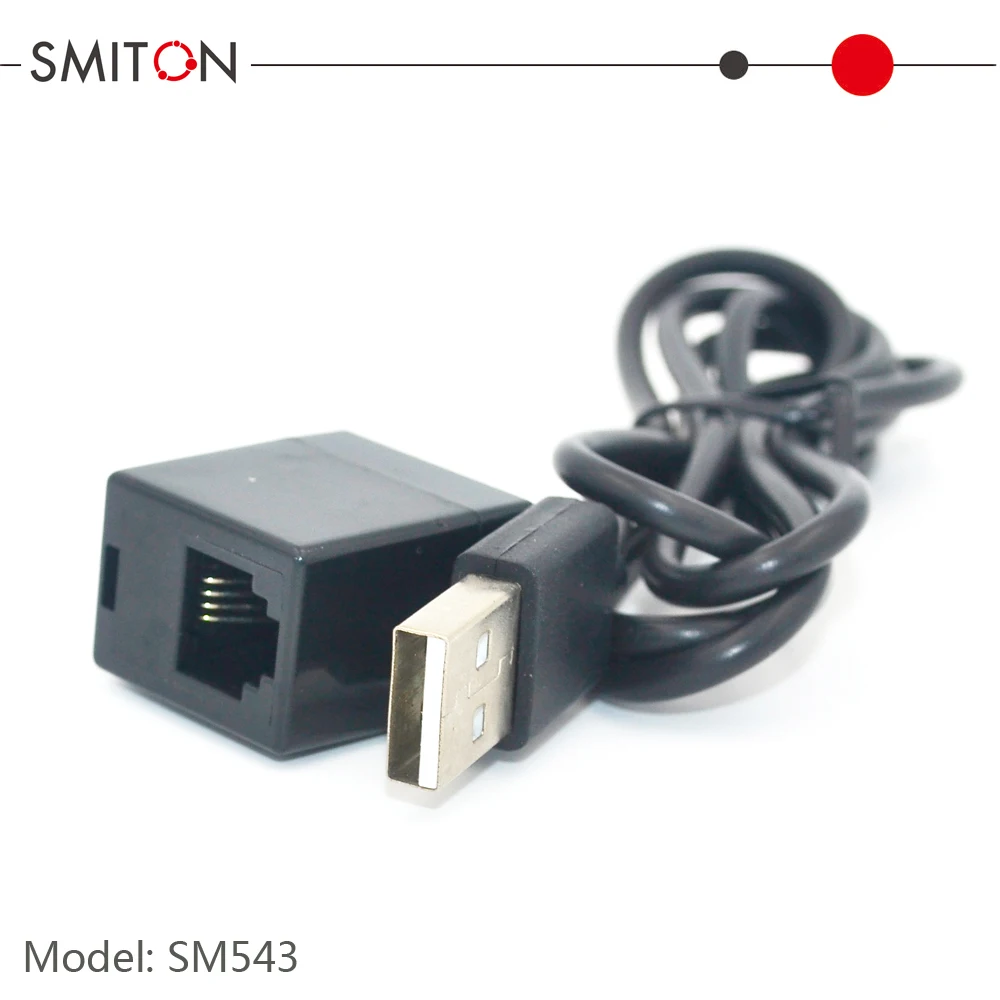 USB Cable to RJ11 4 Core Female Adapter Rj11 to Usb Adapter