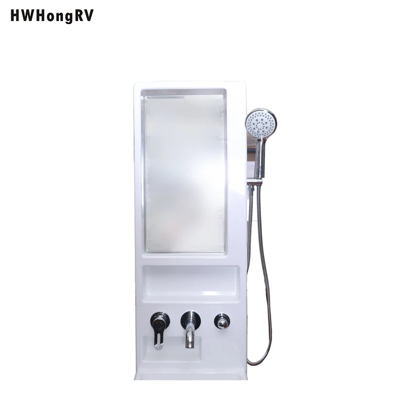 Multifunction Acrylic Rv Shower Combination Unit With Faucet