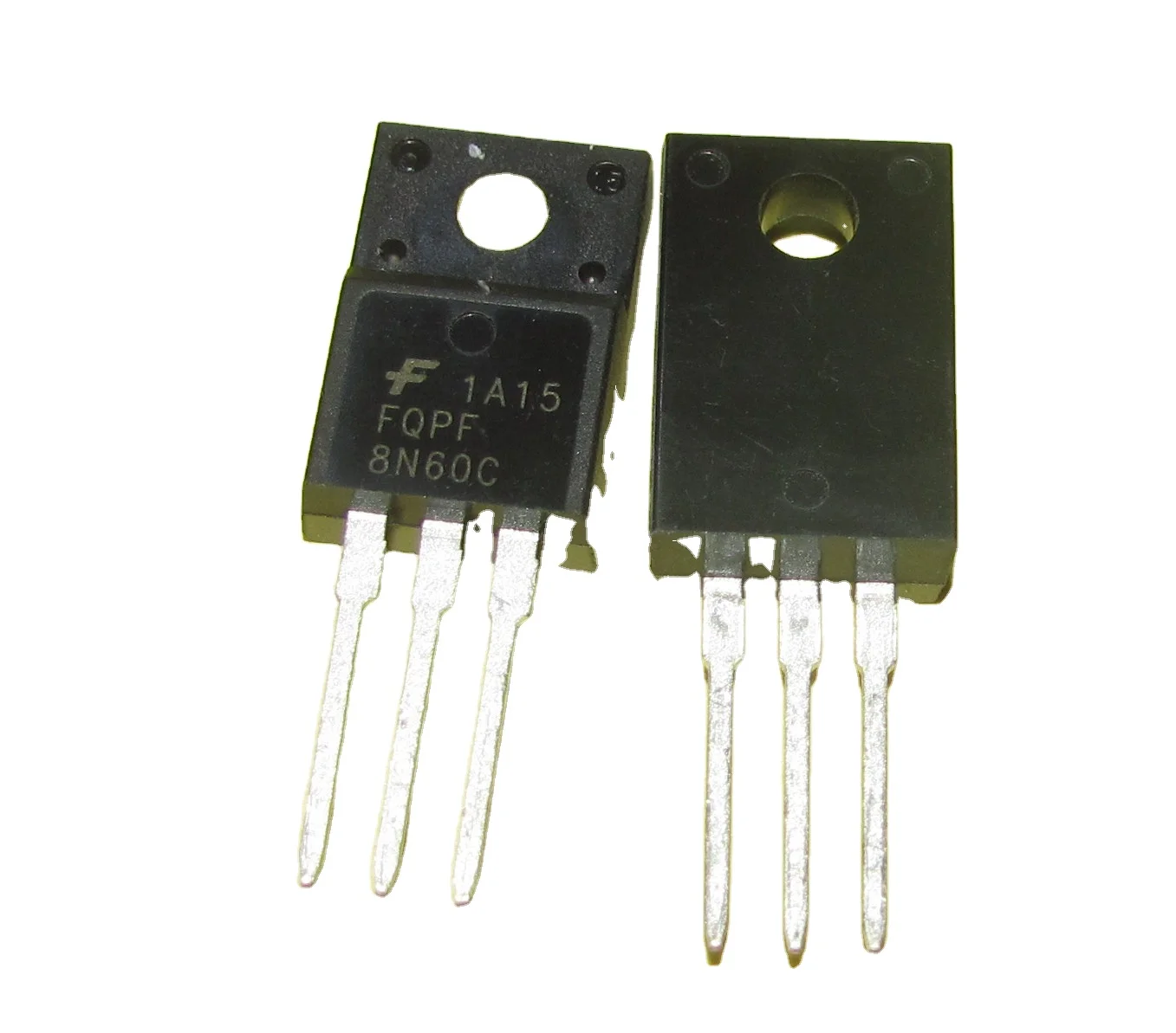 10 Pezzi Di Transistor FQPF8N60C TO-220F - MOS FET 8N60C Per Riparazioni Elettroniche E Progetti Fai-da-te - 2