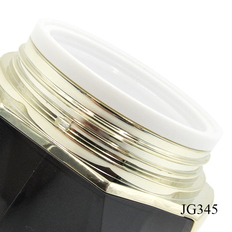 30g 50g Empty Double Layer Cosmetic Container Packaging Acrylic Luxury Cream Jar Custom Plastic Jars