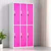 Pink and white 6 doors
