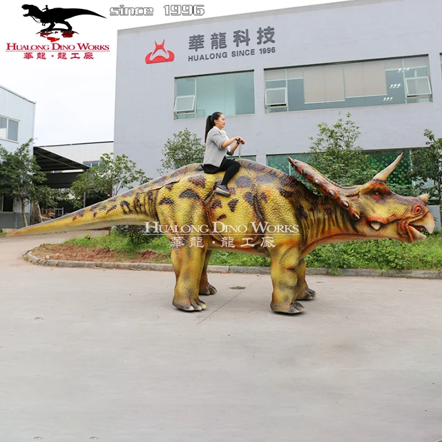 2023 Children Coin Operated Games Fair Rides and Playground Funny Equipment Mechanical Dinosaur Ride