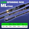 2,5 m spinning Rod ML (2 Sección)