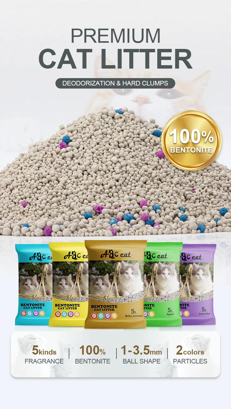 Supplier Oem 100 Natural Sodium Clay Cat Sand Strong Clumping Easy