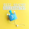 Blue glitter hat [1 number sticker]
