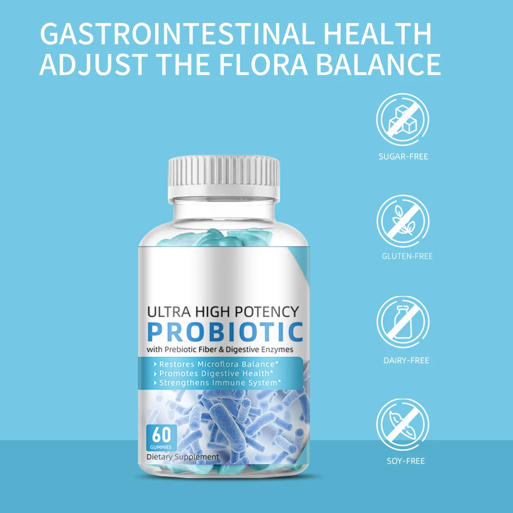 Probiotic Gummies Digestive Enzyme Gummy For Health Care Gummy Buy