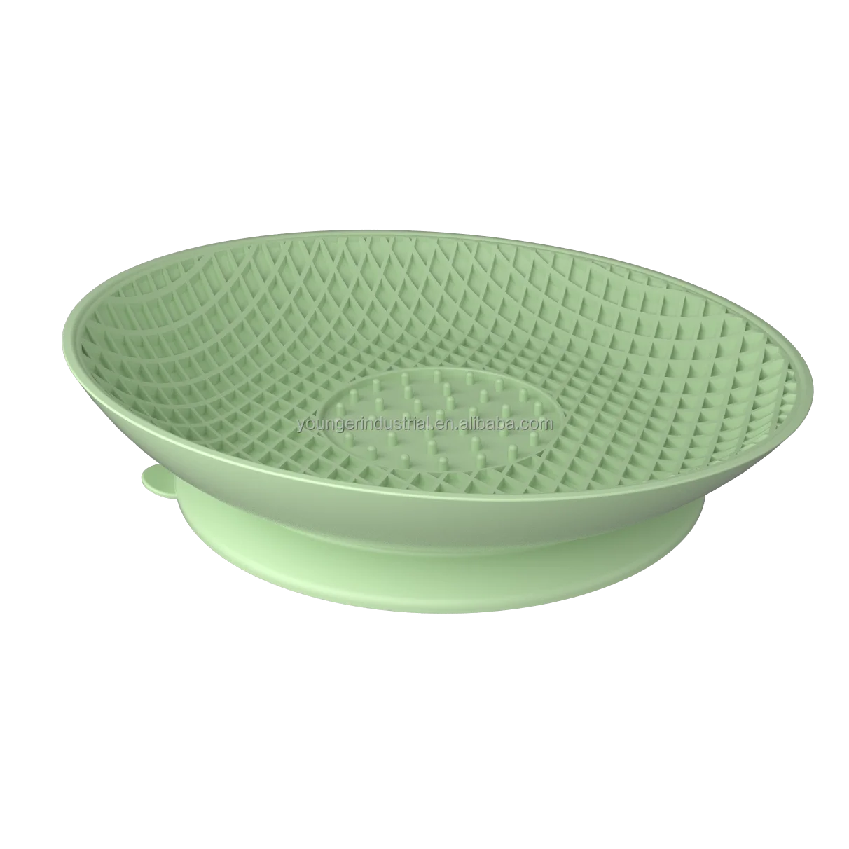 View of Portable Dog Lick Bowl Lick Mat For Anxiety Pet Lick Pad To Help Calm ...