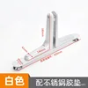 White screen stand-adjustable foot pads