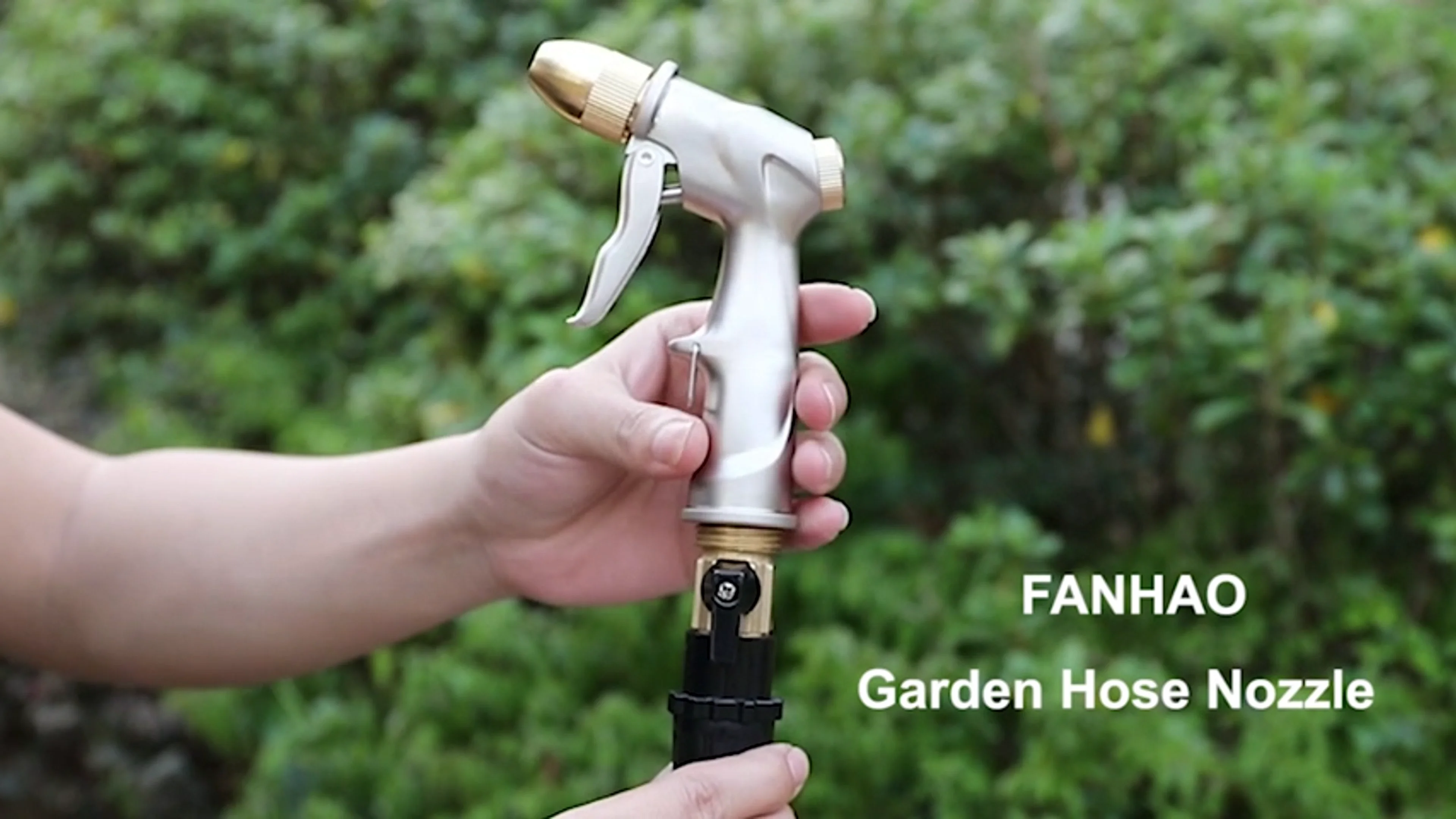 2024 Upgrade Garden Hose Nozzle Sprayer 100 Heavy Duty Metal Handheld Water Nozzle High