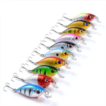 57mm 7g Plastic Bionic 3D Eyes Multi Colors Diving Wobblers Fishing Hard Crankbait Lure – Hard Lure – view 2
