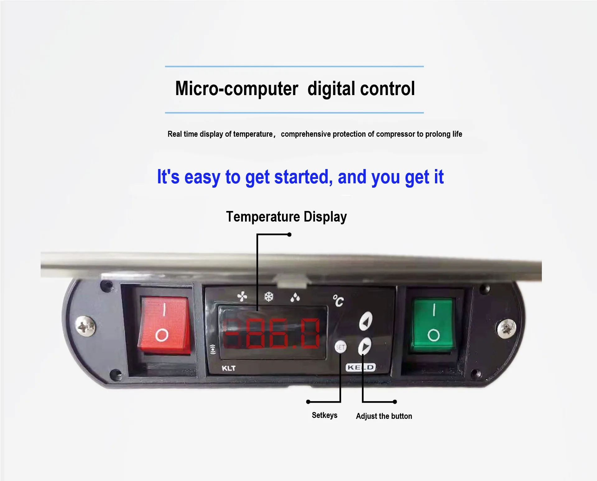 Blast Freezer, 220V-240V, 230L - detail 4