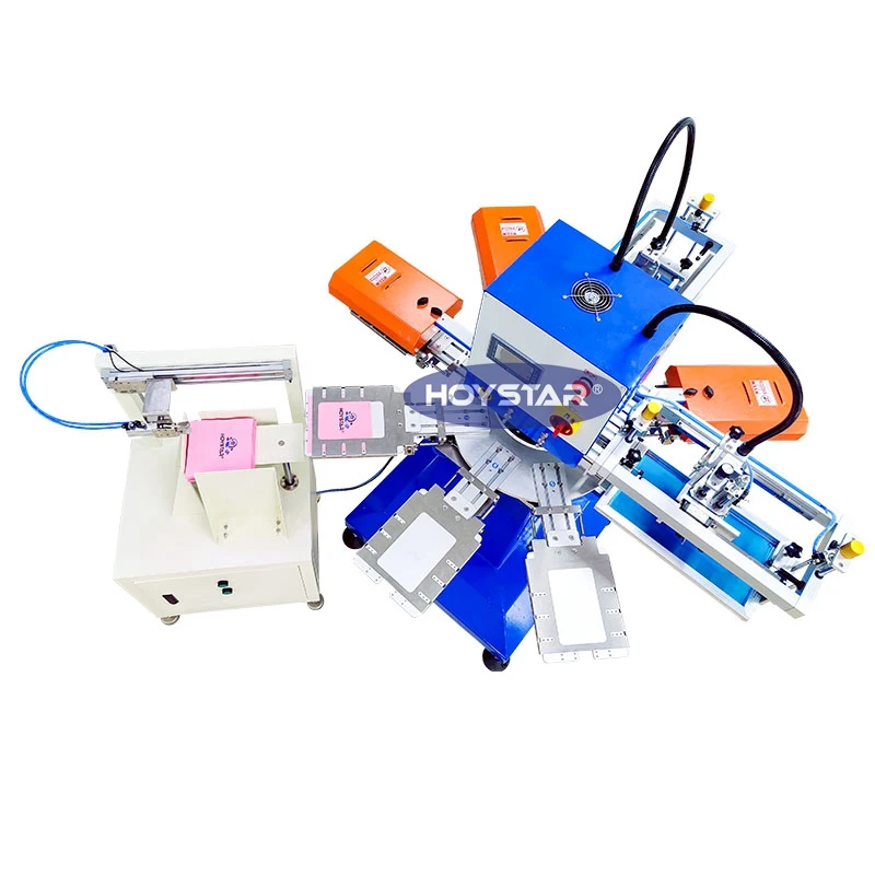 2color Automatic Loading Flat Screen Printer for Paper Napkins Print Machine Custom Cocktail Paper Napkins Printing Machine