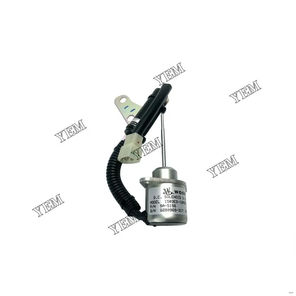 D782 Fuel Shut Off Stop Solenoid 1G820-60022 for Kubota