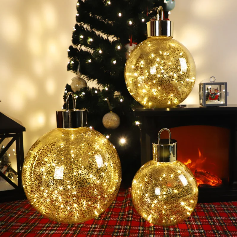 Grandi Palle per Natale Decorazioni a Base Commerciale in Vetro per Palle di Natale