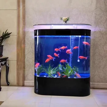 6ft 200 Gallon Ultra White Glass Large Marine Fish Tank Aquarium with Stand Cabinet and Sump