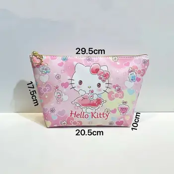 Cartoon Girl Premium PU Makeup Bag | Large-Capacity, Waterproof & Durable - Factory Wholesale, Custom Logo for Bulk Orders