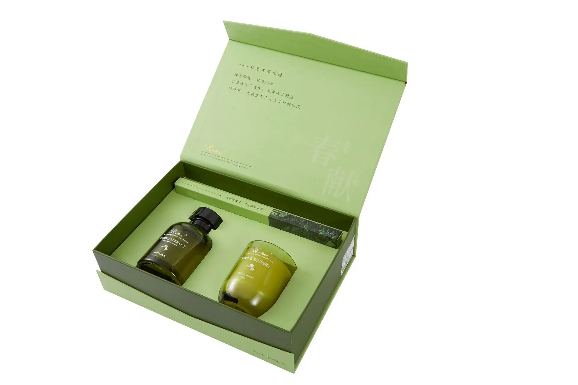 product luxury natural scents roy wax candle reed diffuser set home air freshener essential oil aroma candle fragrance sets-8