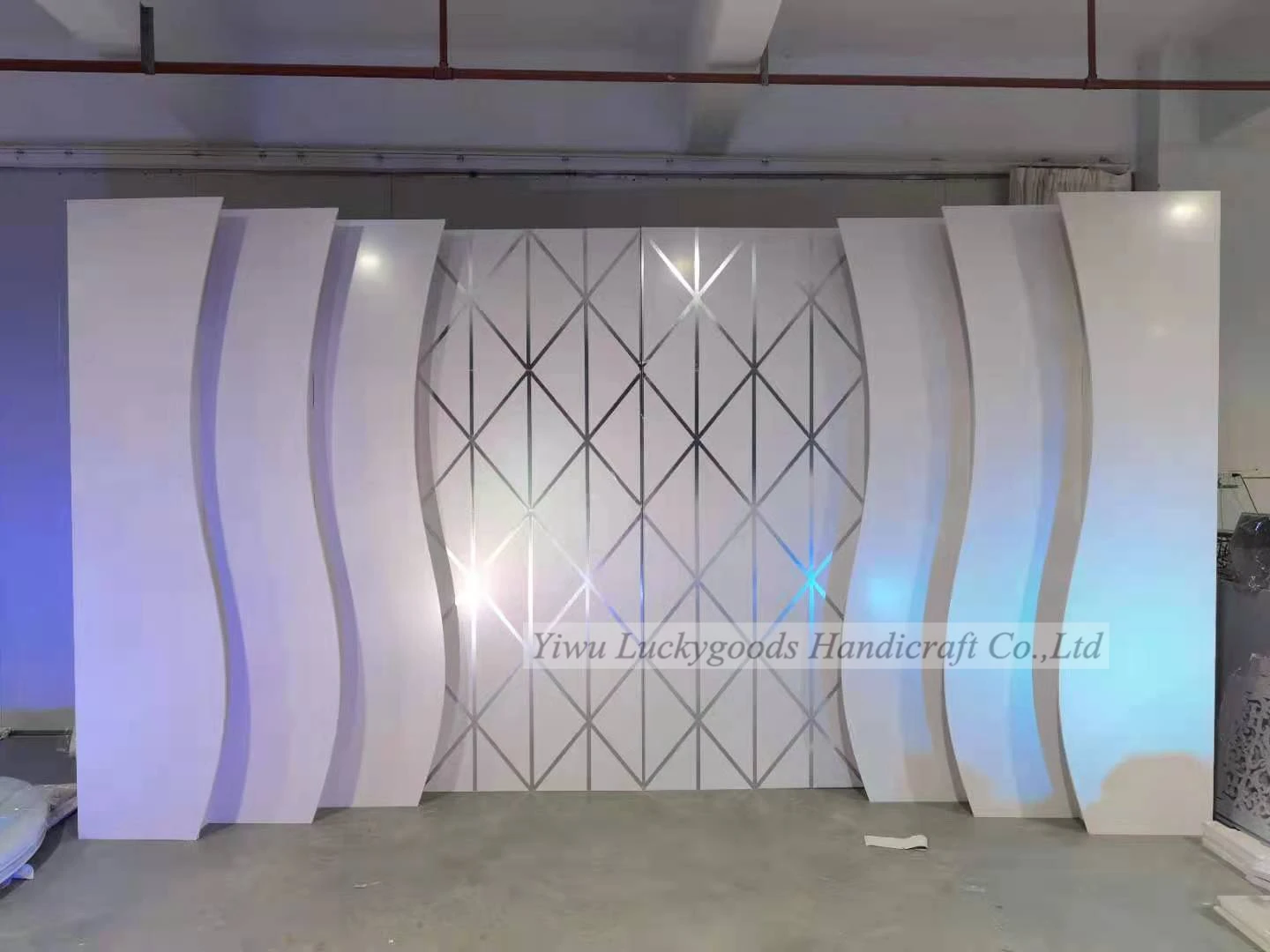 Bj220107 Elegant Wedding Pvc Acrylic Backdrop Panel Stand Stage ...