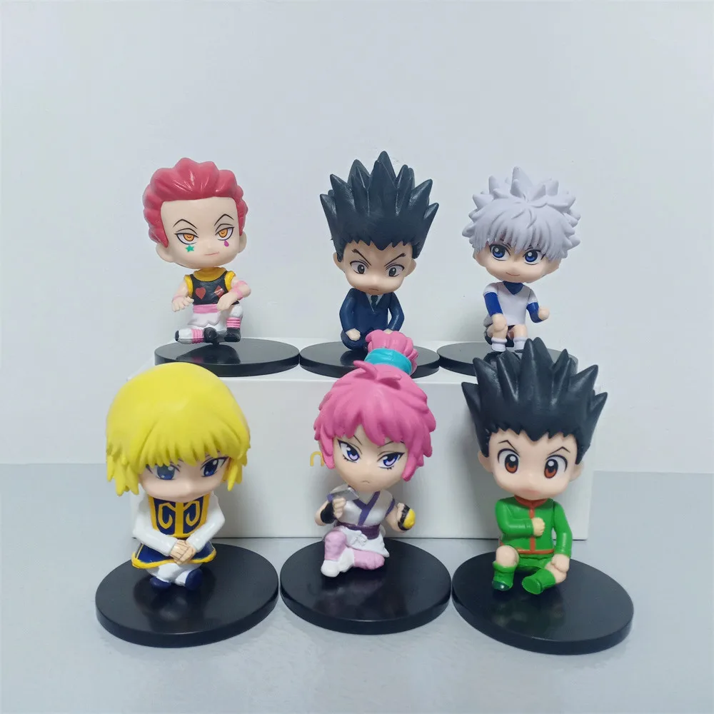 6 шт./компл. креативный Набор Аниме-фигурок HUNTER X HUNTER с украшением|  Alibaba.com