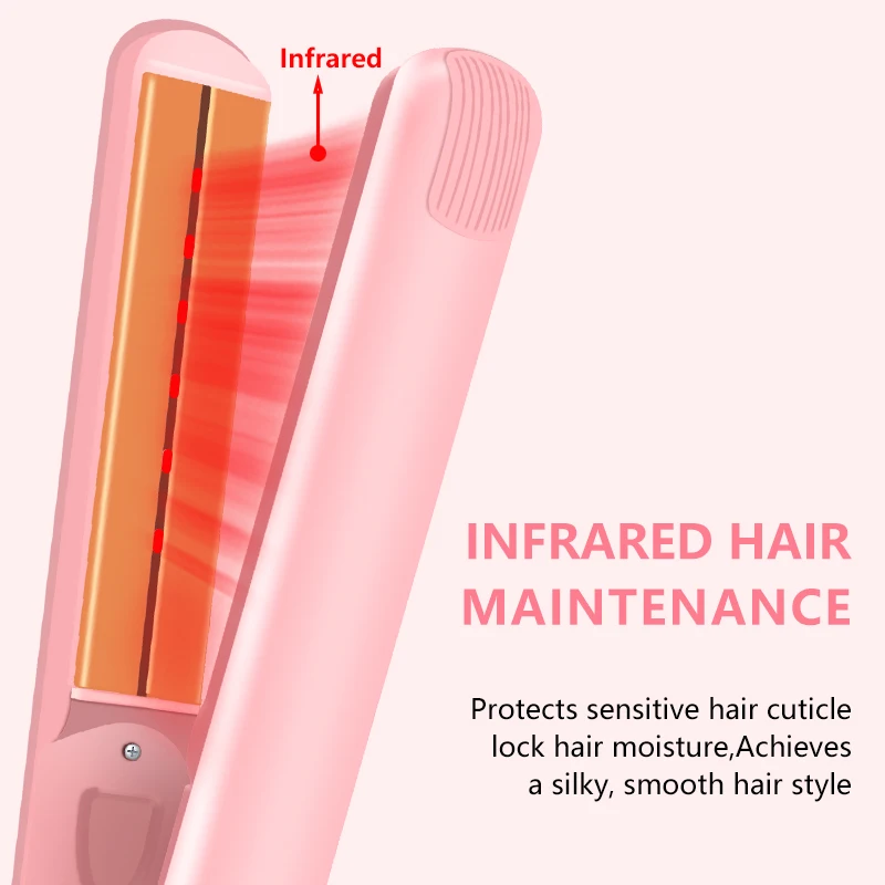 Infrared Ionic Flat Iron LCD Display Hair Straightener Professional Salon Beauty Tools