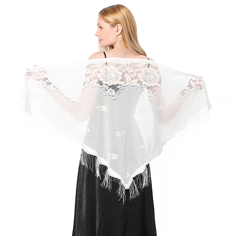 Wedding Shawls Wraps Bridal Bridesmaid Shawl Formal Shawls and Wraps for  Evening Dresses Triangle Scarf for Women