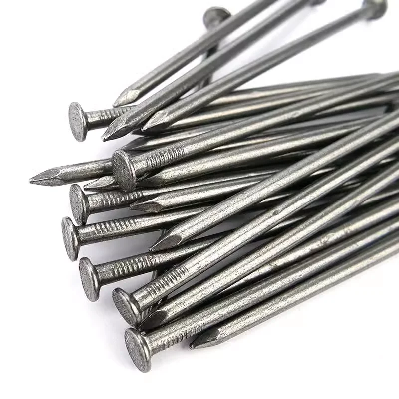 Common Wire Nails Floor Wall Cement Flat Brad Concrete Nail Polished