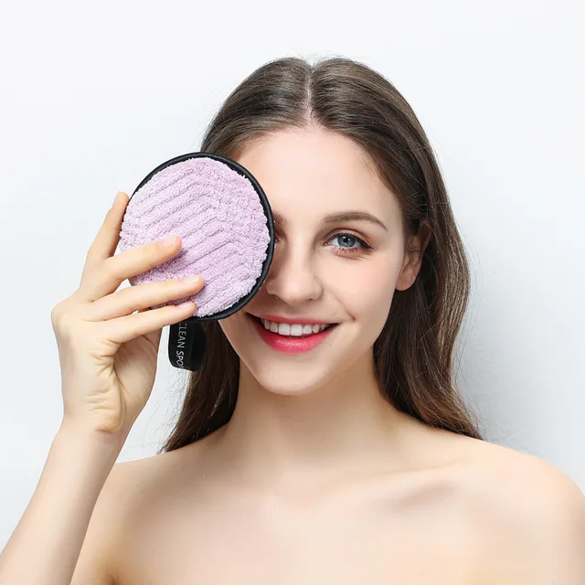Microfiber Quick Dry Absorbent Round Makeup Remover Towel
