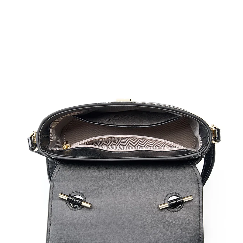 Customize Design Wholesale High Quality Crocodile Pattern Leather Crossbody Shoulder Cow Leather Bag for Women’s Shoulder Bags