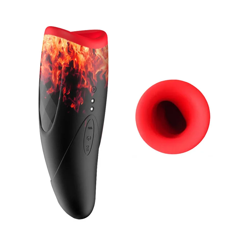 Heating Electric Male Massage Vibrator Masturbating Cup Adult Sex Toys  Silicon Automatic Masturbator for Men