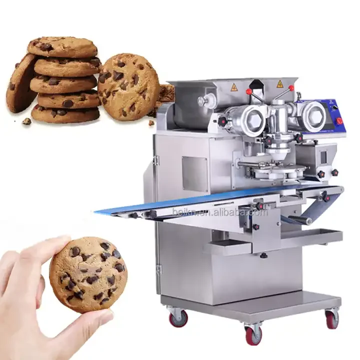 Beikn Automatic Chocolate Filled Cookie Making Machine Factory Biscuit Encrusting and Forming Machine With CE Certificate