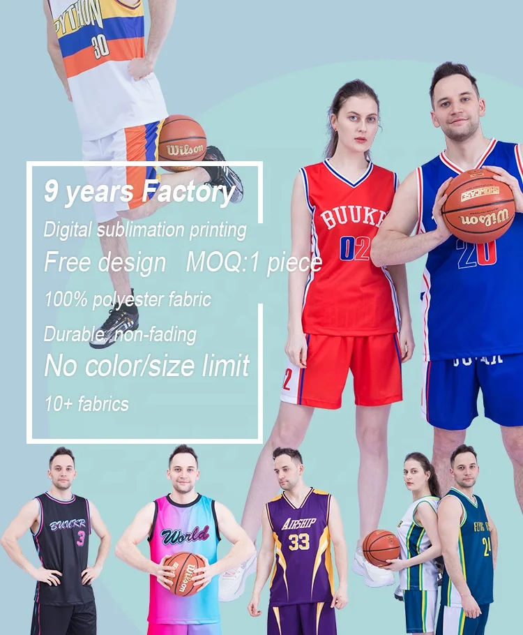 Buker 2024 Simple Latest Sublimation Basketball Jersey 3D Digital Print Design Reversible Custom Basketball Team Wear for Men