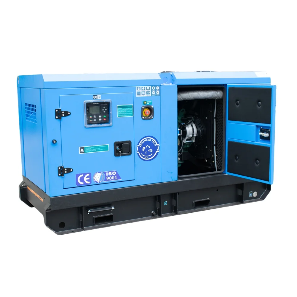 50KVA Portable Diesel Generator Automatic 40KVA ATS Transfer Switch 240V 200KVA Rated 1500RPM Auto Brand 24V Three-Phase