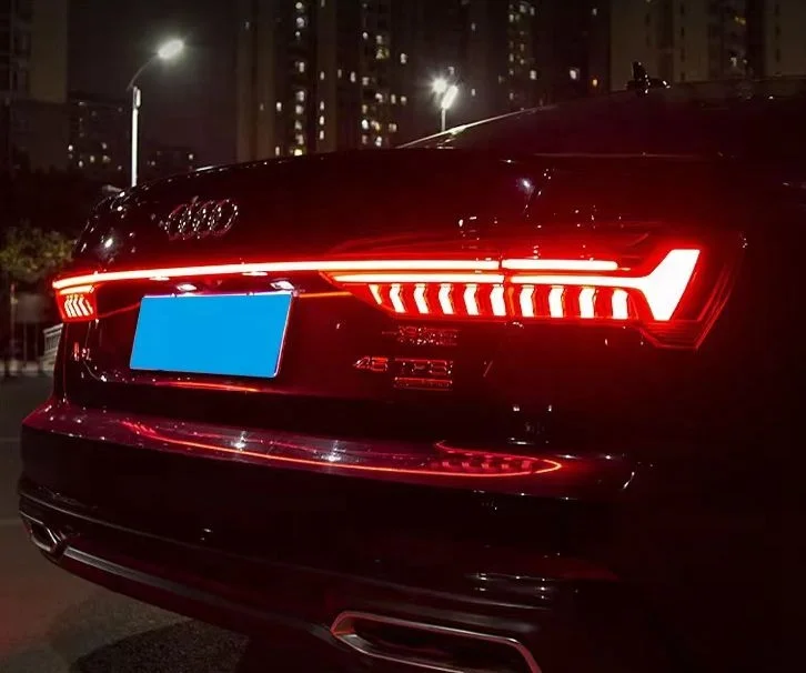 アウディ A6 C8用 フルLEDテールランプ 左右セット 2019-2021年式