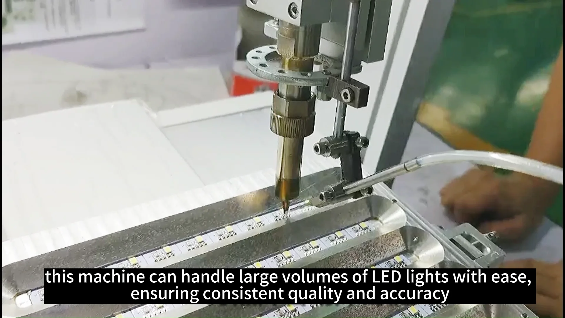 5 Axis Automatic Desktop Soldering Robot Dual Platform Wire Soldering