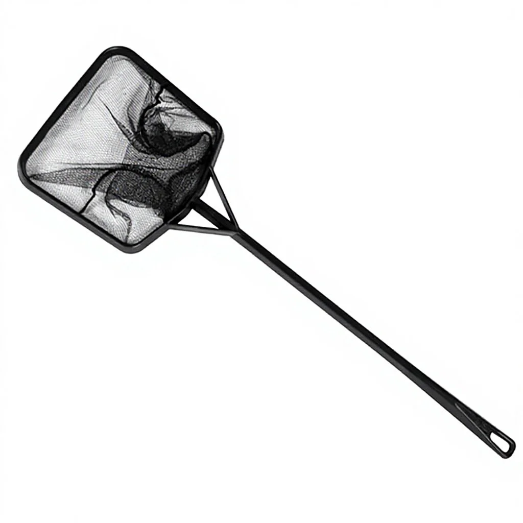 Foldable Retractable Portable Skim Net Long Handle Square for Tub Pool