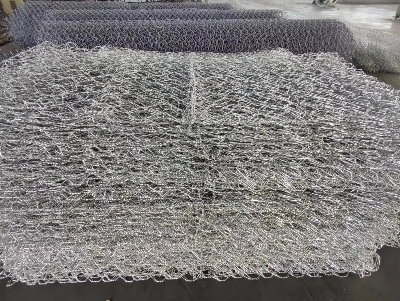 Hexagonal Gabion Wire Mesh Box Pvc Coated Gabion Walls Galvanized ...